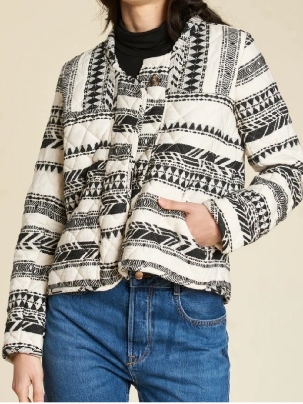 NWT Sundance dRA Los Angeles Distant Journeys Quilted Jacket